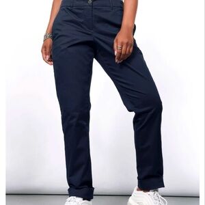 **NEW WITH TAGS** Wildfang Essential Trouser Midnight Blue NavStraight Leg Pants